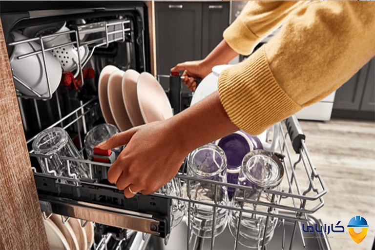 نقص فنی در ترموستات ماشین ظرفشویی