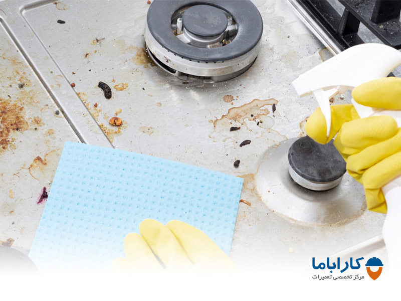 نحوه رفع مشکل نشت گاز از اجاق گاز