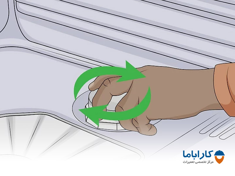 نحوه استفاده از نمک ماشین ظرفشویی - درپوش نمک را محکم ببندید
