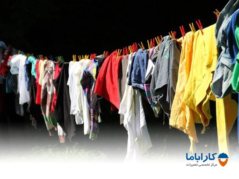 خشک کردن لباس‌ در هوای آزاد