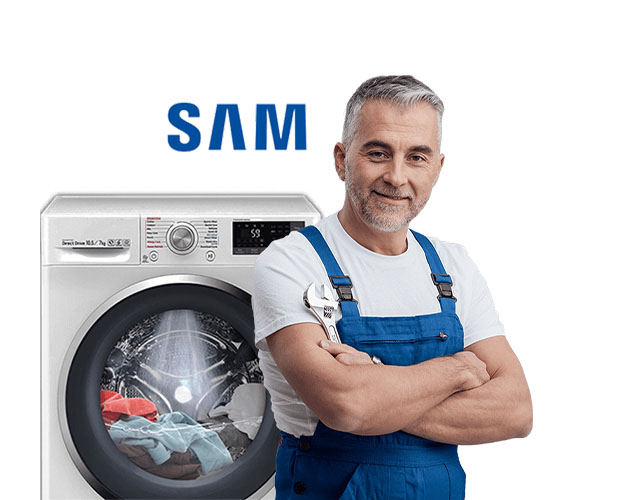 تعمیرات ماشین لباسشویی سام