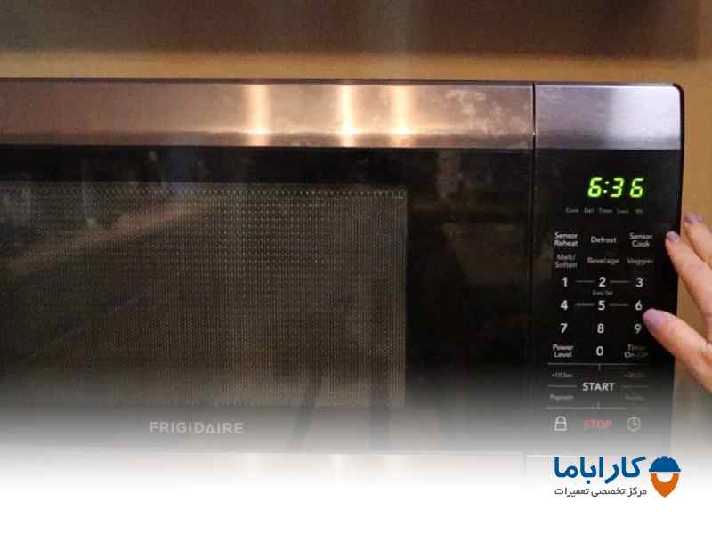 خرابی برد مایکروفر و عقب ماندن ساعت دستگاه