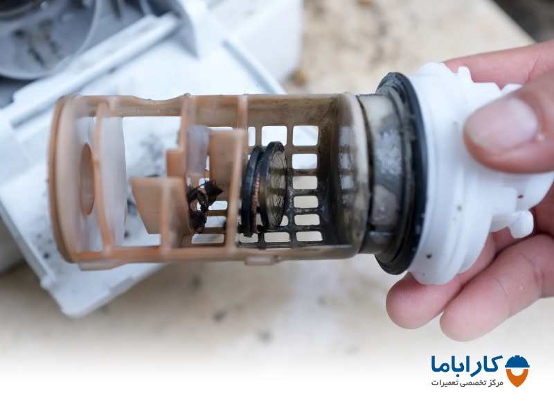رفع مشکل باز نشدن فیلتر ماشین لباسشویی