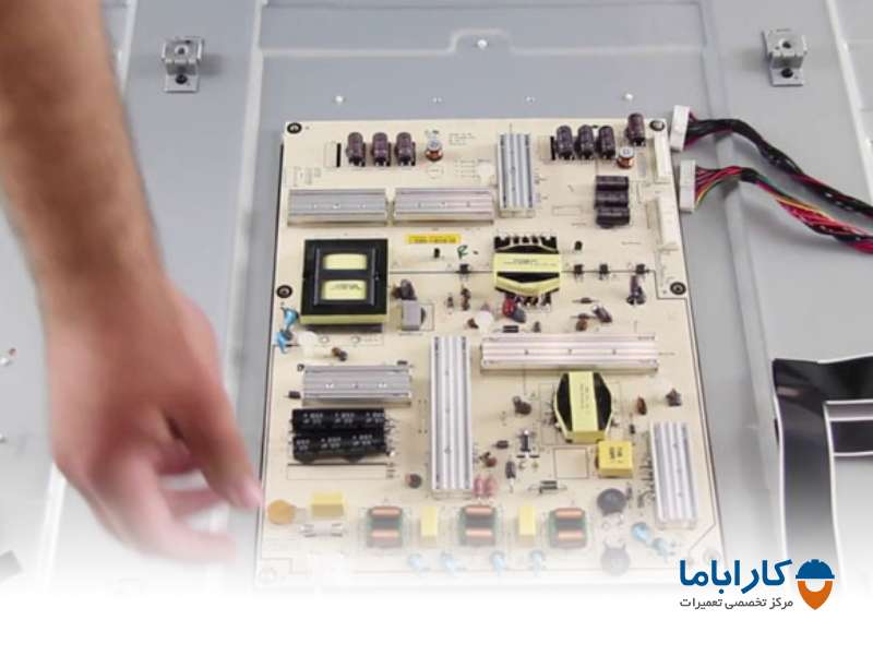 خرابی منبع تغذیه تلویزیون