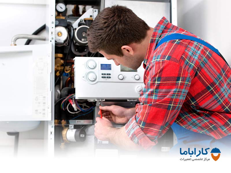 مشکل در پمپ آب پکیج