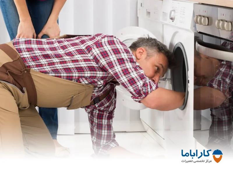 خرابی خازن موتور لباسشویی