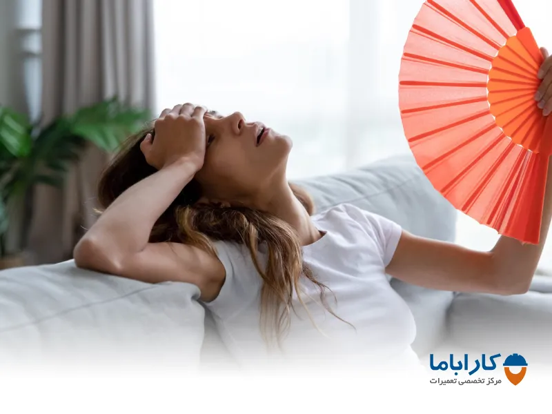 علت باد گرم کولر گازی: گرفتگی و انسداد ورودی هوا