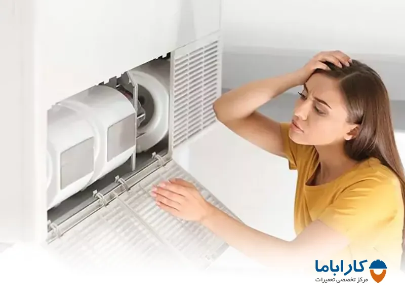 مشکل در کمپرسور، علت باد گرم کولر گازی