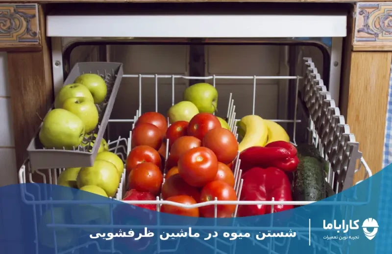 شستن میوه در ماشین ظرفشویی